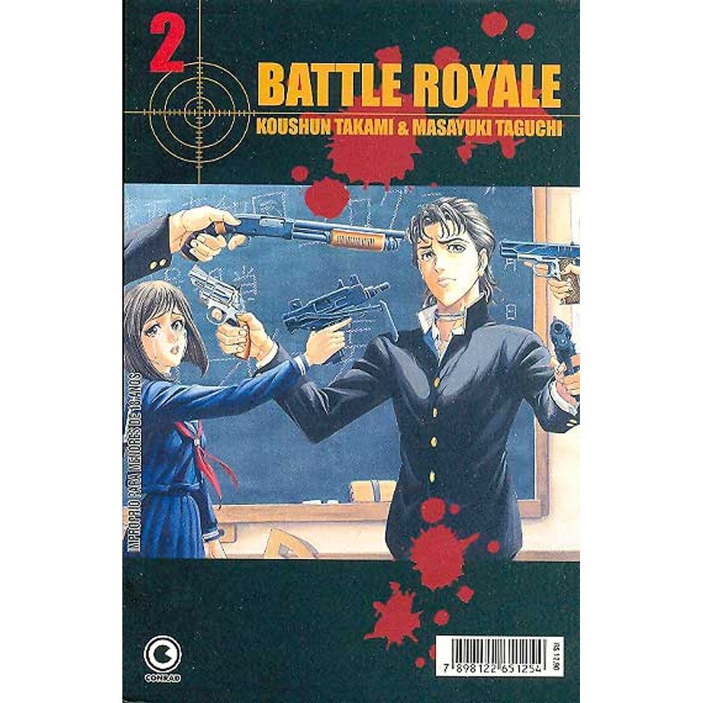 Compre Mangá Battle Royale 02 Conrad Loja Online - Rika