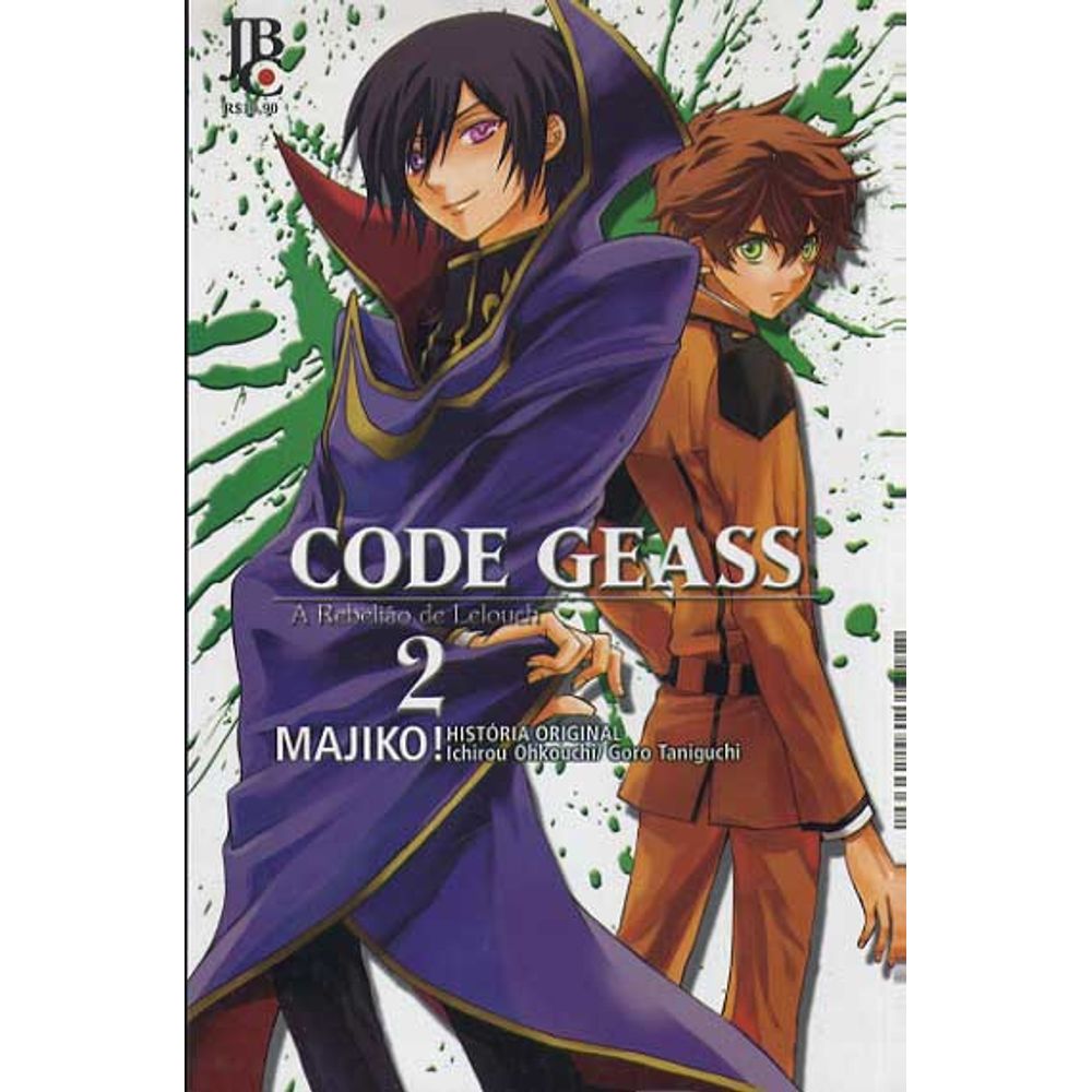 Code Geass 2 Editora JBC Gibis Quadrinhos HQs Mangás - Rika