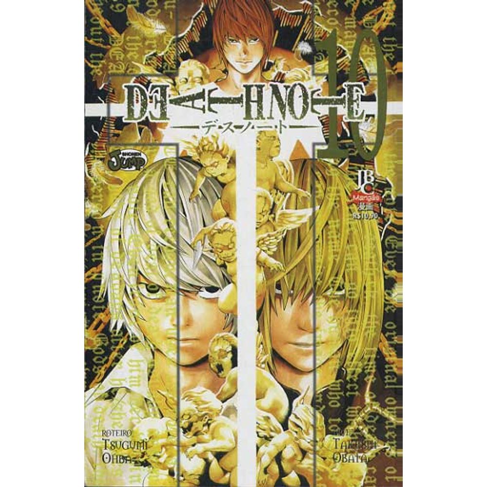 Death Note 10 Editora JBC Gibis Quadrinhos HQs Mangás - Rika