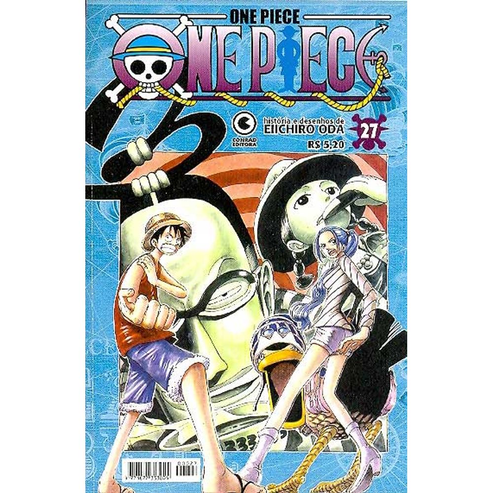 One Piece 27 Editora Conrad Gibis Quadrinhos HQs Mangás - Rika