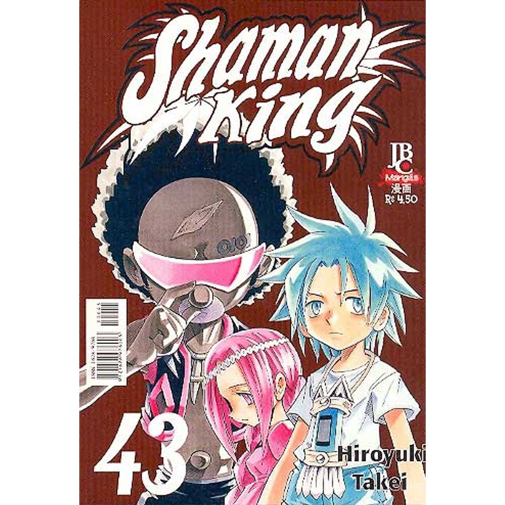 Shaman King 43 Editora JBC Gibis Quadrinhos HQs Mangás Rika