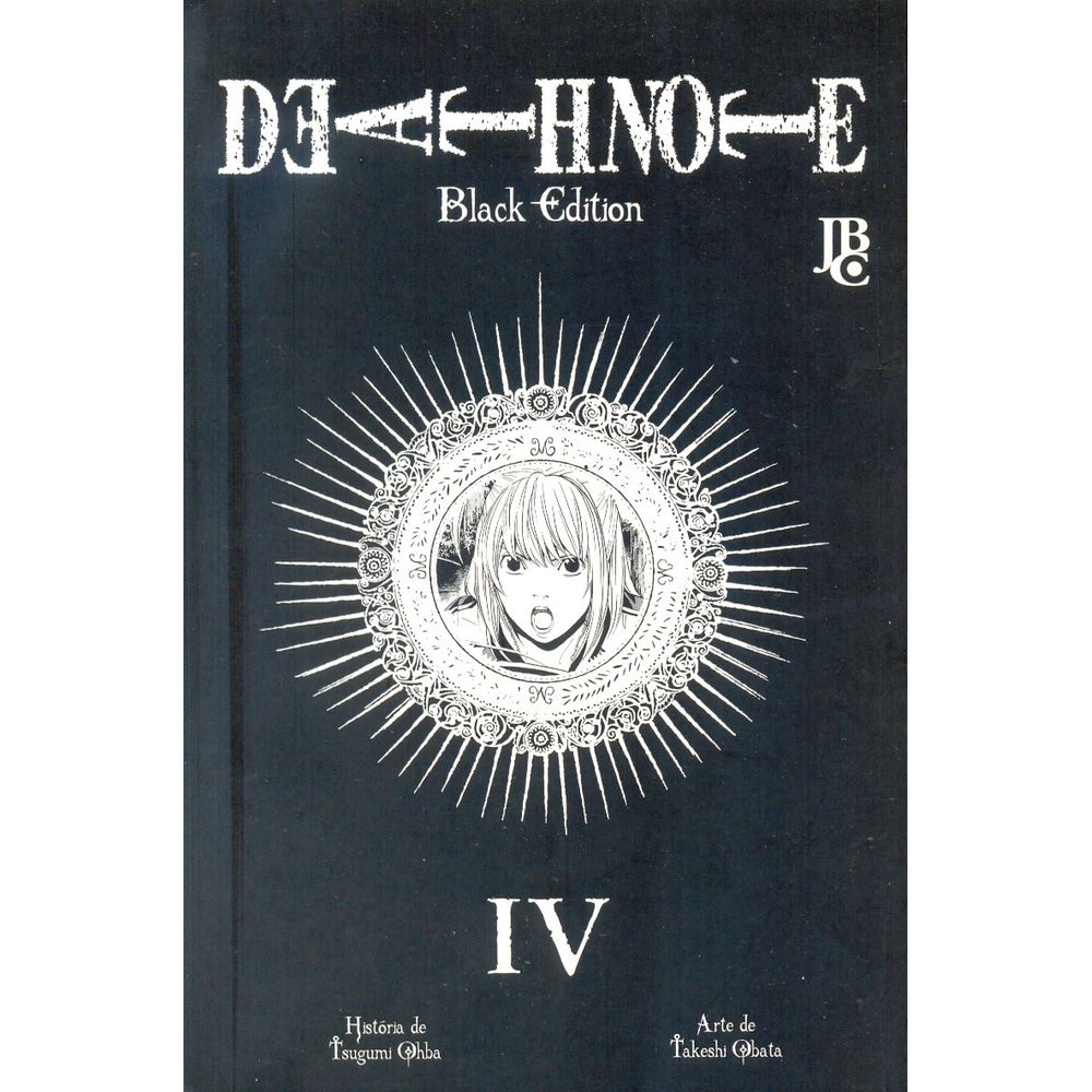 Death Note - Black Edition 4 Editora JBC Gibis Quadrinhos HQs Mangás - Rika