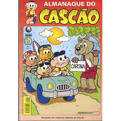 Resultado de imagem para gibi cascão carona