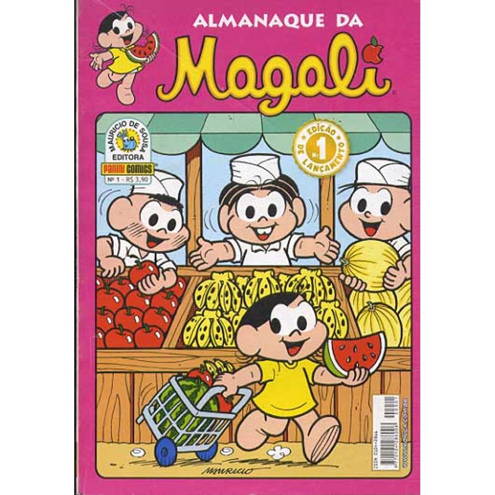 Almanaque Da Magali 01 Editora Panini Rika Comic Shop Gibis Quadrinhos Revistas Mangás Rika 5009