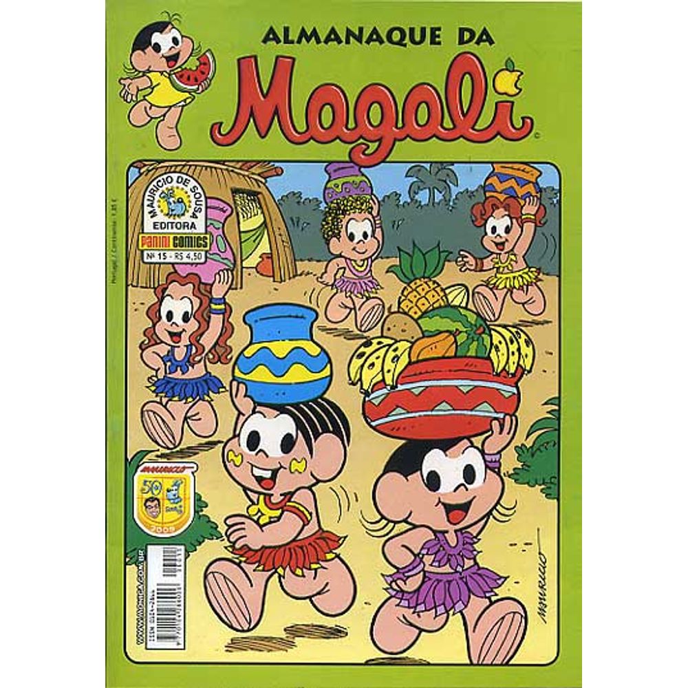 Almanaque Da Magali 15 Editora Panini Rika Comic Shop Gibis Quadrinhos Revistas Mangás Rika 4824