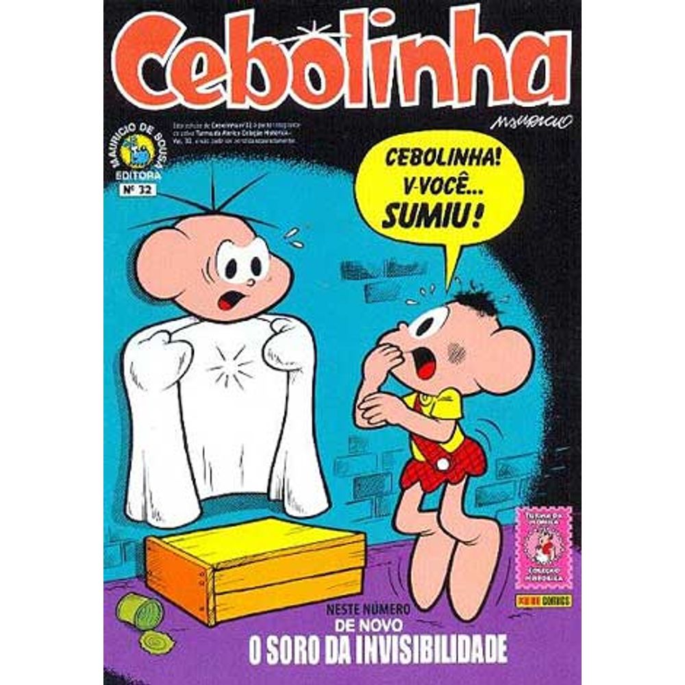 Gibi Usado Coleção Histórica Turma da Mônica Cebolinha 32 Panini Compra ...