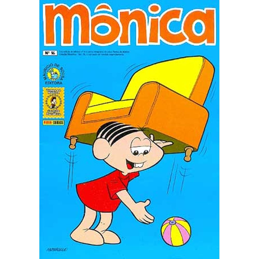 Coleção Histórica Turma Da Mônica Mônica 16 Editora Panini Rika Comic Shop Gibis 8126