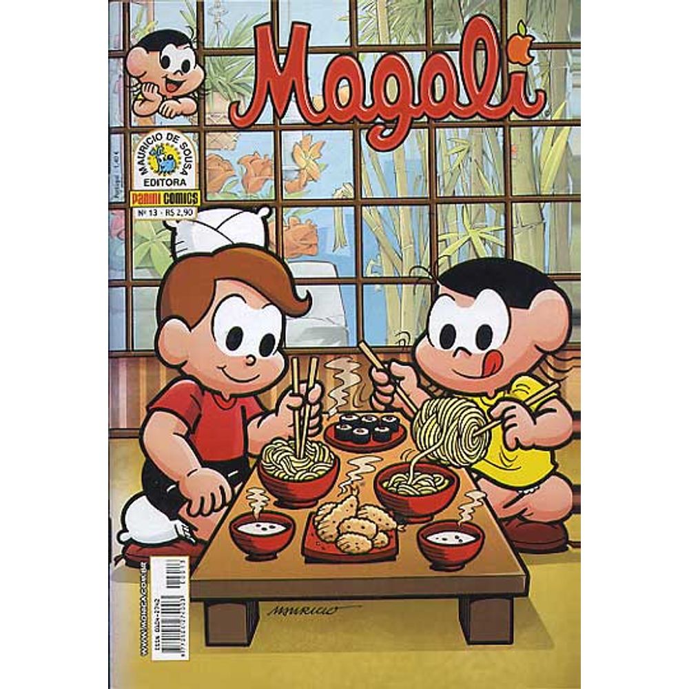 Magali 1ª Série 013 Editora Panini Rika Comic Shop Gibis Quadrinhos Revistas Mangás Rika 9522