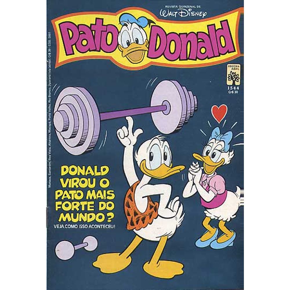 Pato Donald 1544 Editora Abril - Rika Comic Shop - Gibis Quadrinhos ...