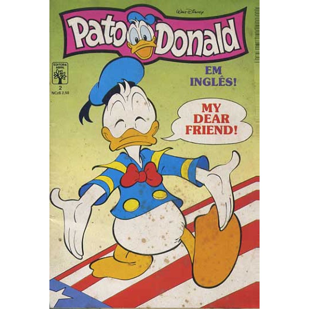 Gibi Usado Pato Donald Em Ingles 2 Abril Compra E Venda Rika