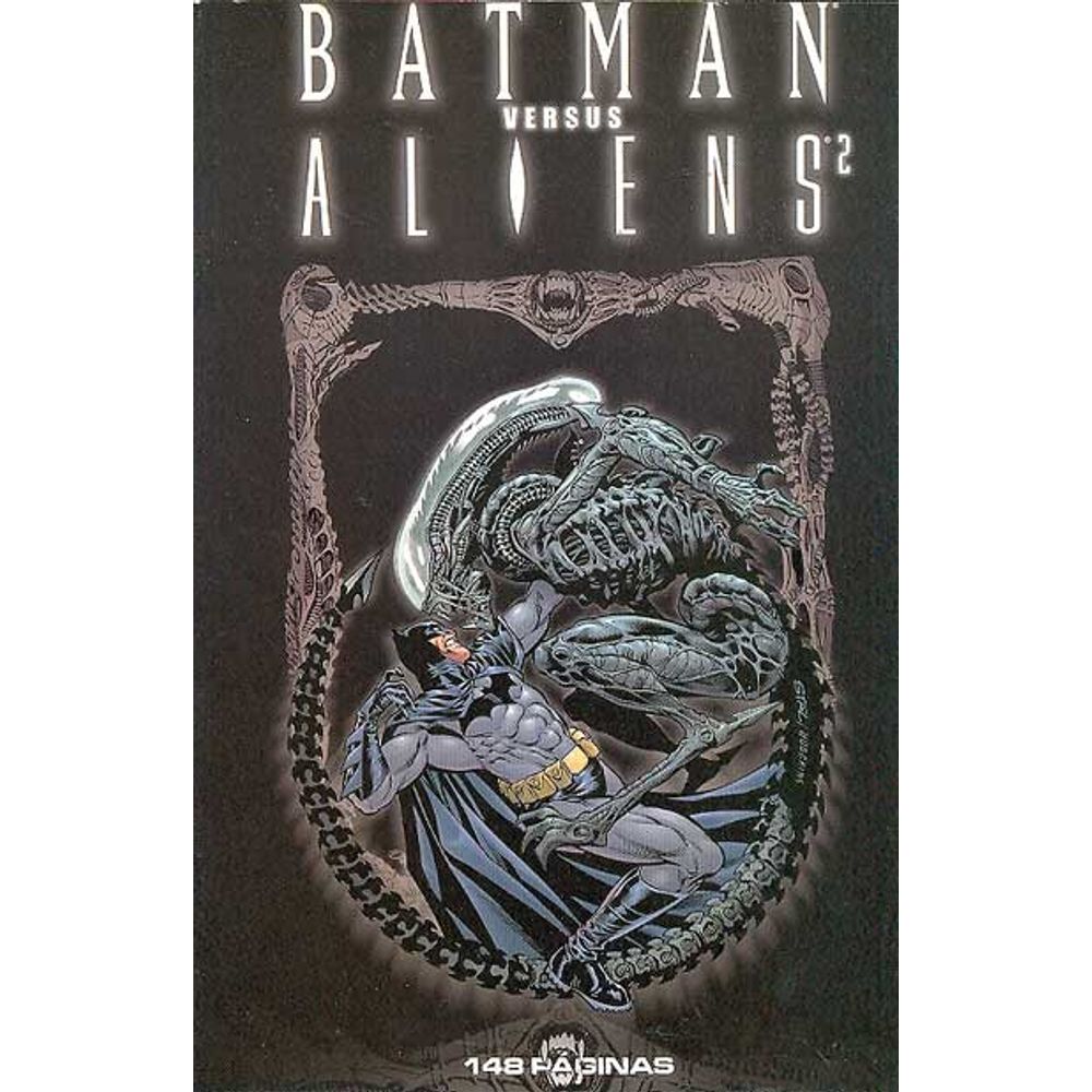 Batman Versus Aliens 2 - Edição Encadernada Editora Panini Gibis Quadrinhos  HQs Mangás - Rika Comic Shop - Rika