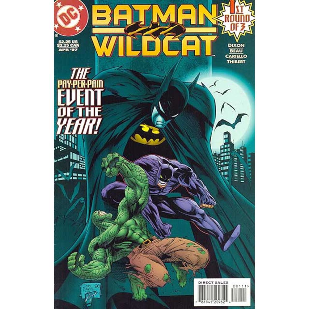 Comic Book Batman vs Wildcat DC Rare Old Online Shop Collectors Gibi - Rika