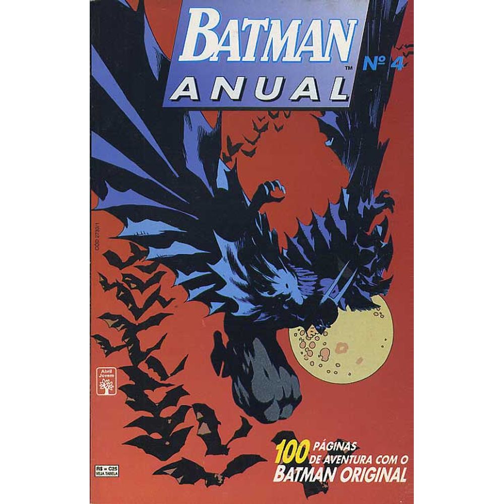 Batman Anual 4 Editora Abril Gibis Quadrinhos HQs Mangás - Rika Comic Shop  - Rika
