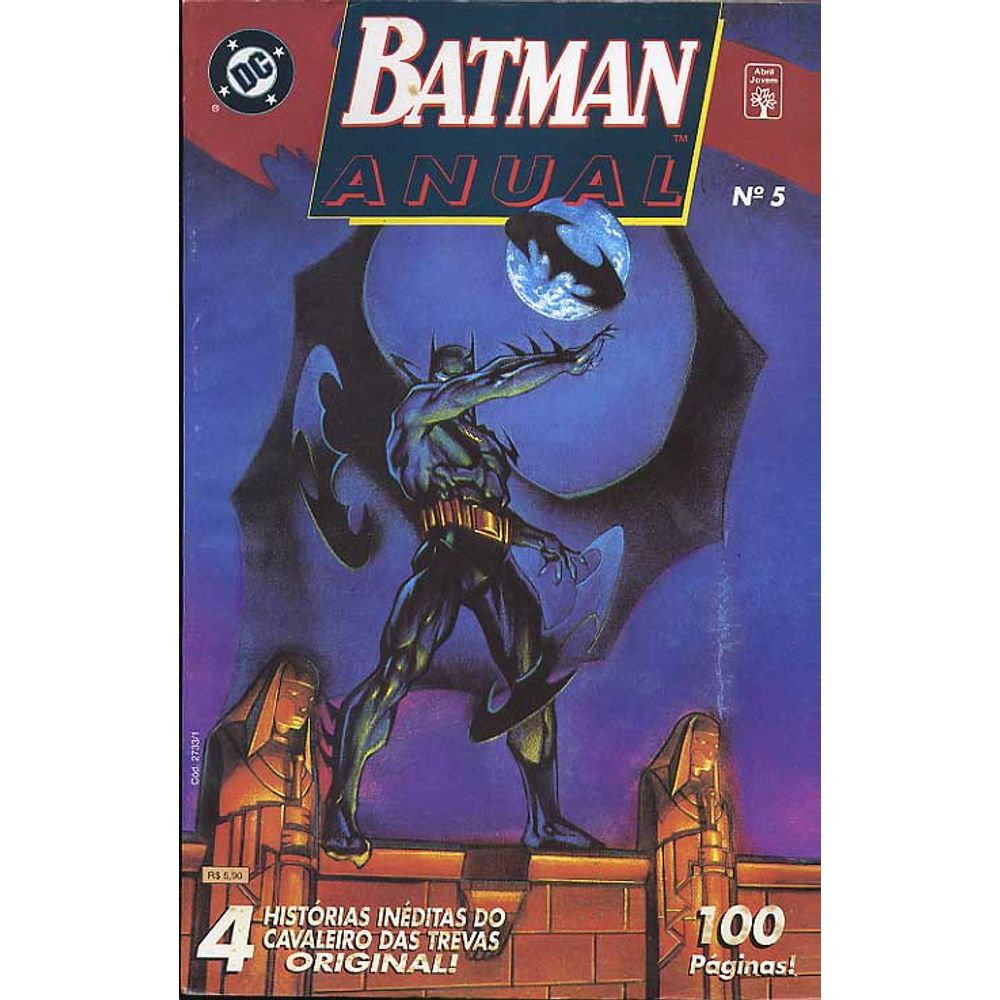 Batman Anual 5 Editora Abril Gibis Quadrinhos HQs Mangás - Rika Comic Shop  - Rika