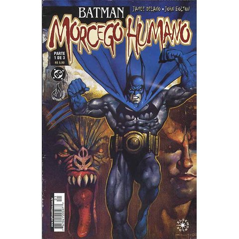 Batman - Morcego Humano 1 Editora Mythos Gibis Quadrinhos HQs Mangás - Rika  Comic Shop - Rika