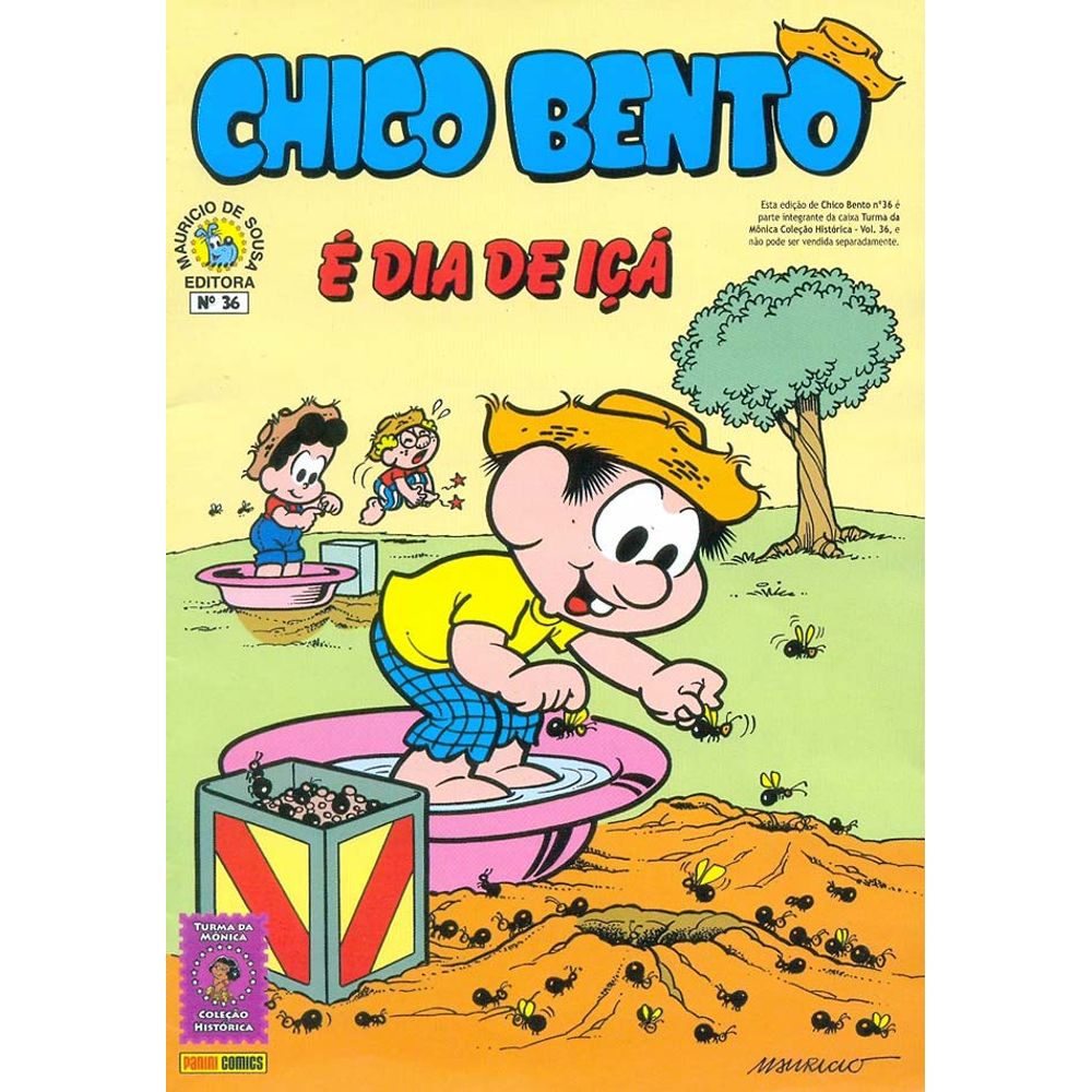 Coleção Histórica Turma Da Mônica Chico Bento 36 Editora Panini Rika Comic Shop Gibis 9572