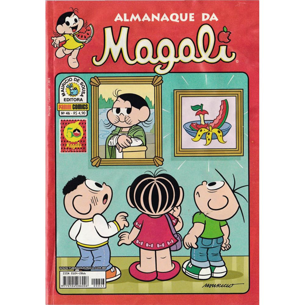 Almanaque Da Magali 46 Editora Panini Rika Comic Shop Gibis Quadrinhos Revistas Mangás Rika 7547