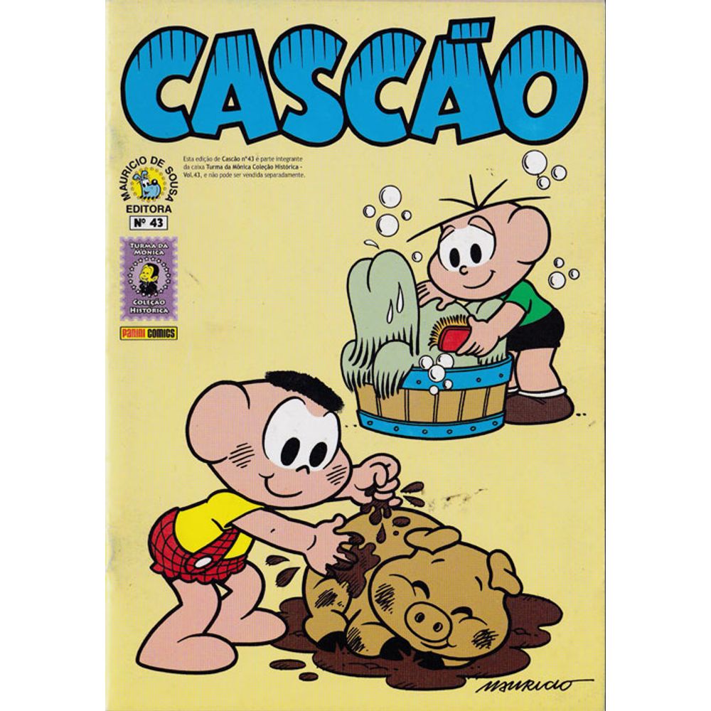 Coleção Histórica Turma da Mônica Cascão 43 Editora Panini Rika Comic Shop Gibis Coleção Histórica Turma da Mônica Cascão 43 Editora Panini Rika Comic Shop Gibis
