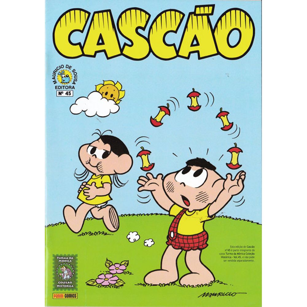 Coleção Histórica Turma Da Mônica Cascão 45 Editora Panini Rika Comic Shop Gibis 1449