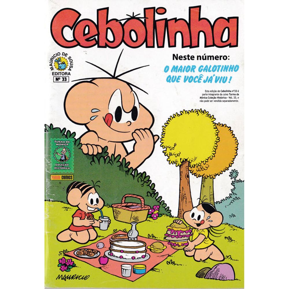 Gibi Usado Coleção Histórica Turma Da Mônica Cebolinha 33 Panini Compra E Venda Rika 4114