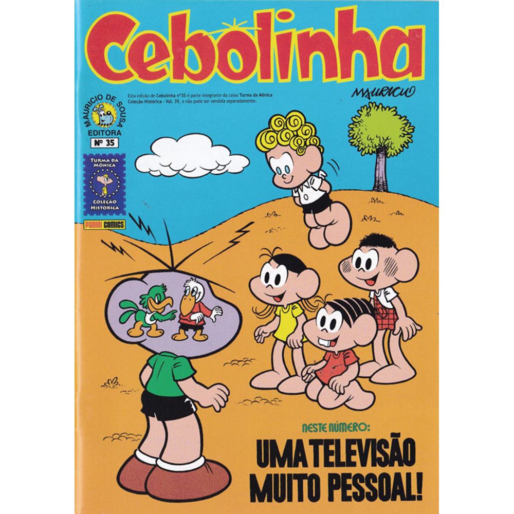 Gibi Usado Coleção Histórica Turma Da Mônica Cebolinha 35 Panini Compra E Venda Rika 5175