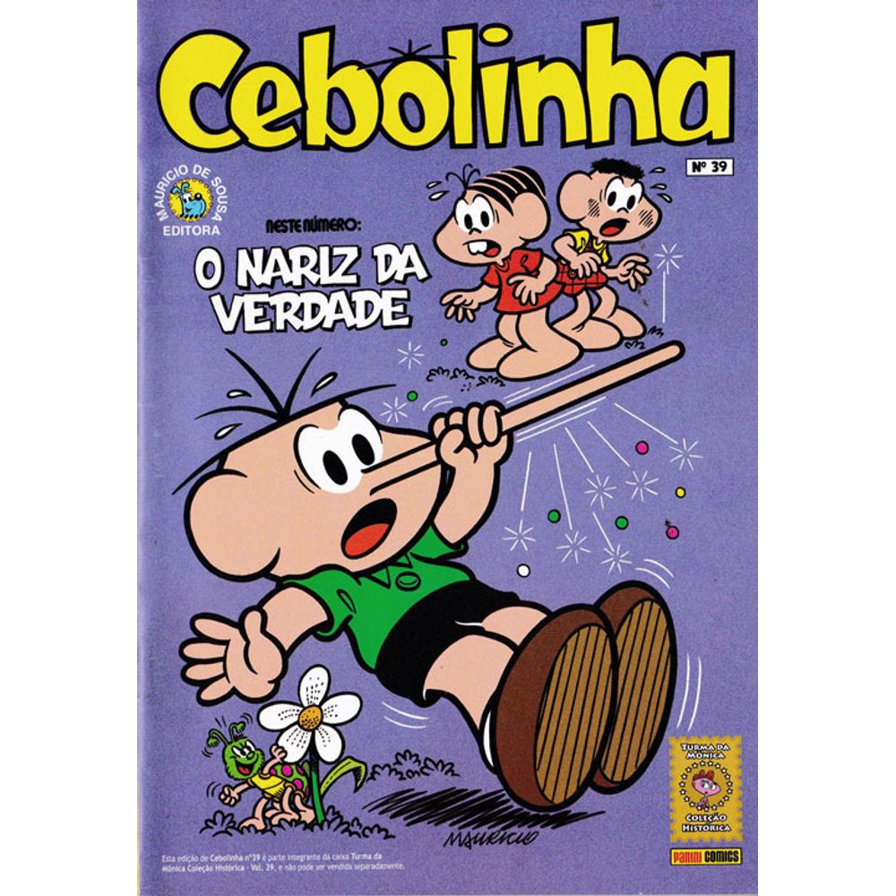 Coleção Histórica Turma Da Mônica Cebolinha 39 Editora Panini Rika Comic Shop Gibis 0159