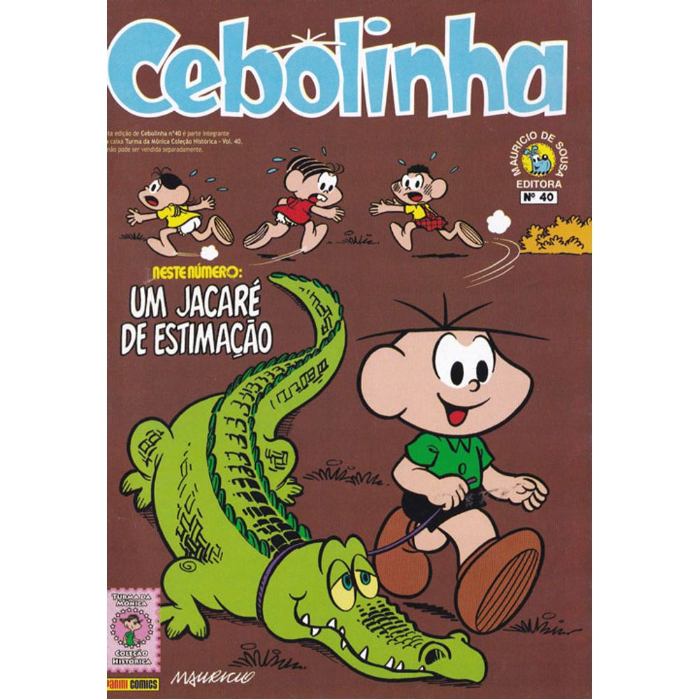 Coleção Histórica Turma Da Mônica Cebolinha 40 Editora Panini Rika Comic Shop Gibis 6803