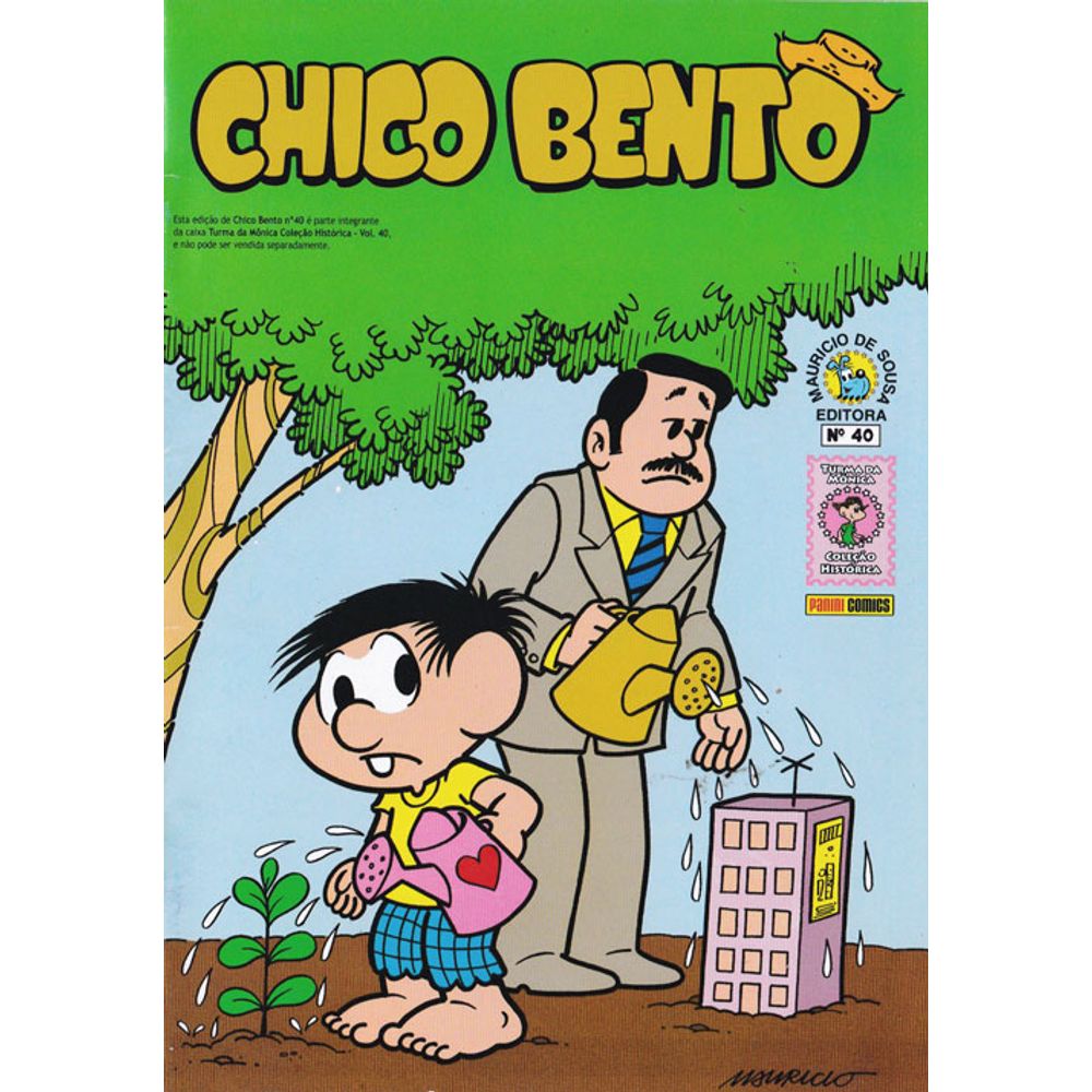 Coleção Histórica Turma Da Mônica Chico Bento 40 Editora Panini Rika Comic Shop Gibis 8986