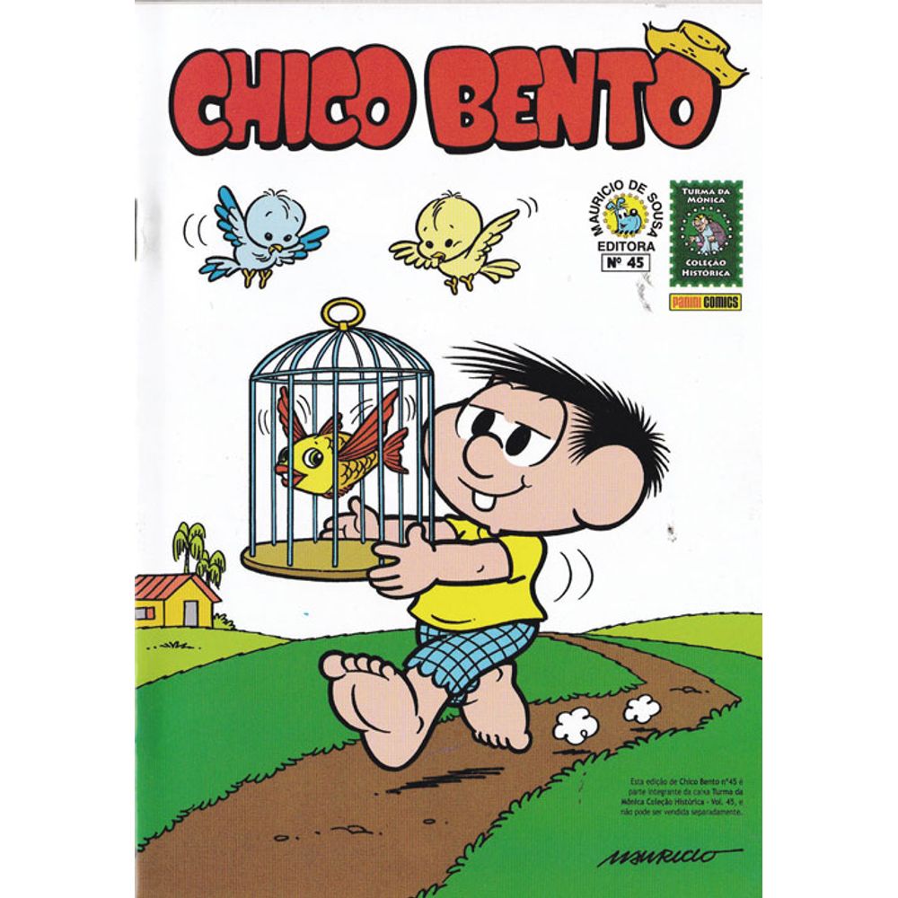 Coleção Histórica Turma Da Mônica Chico Bento 45 Editora Panini Rika Comic Shop Gibis 9864