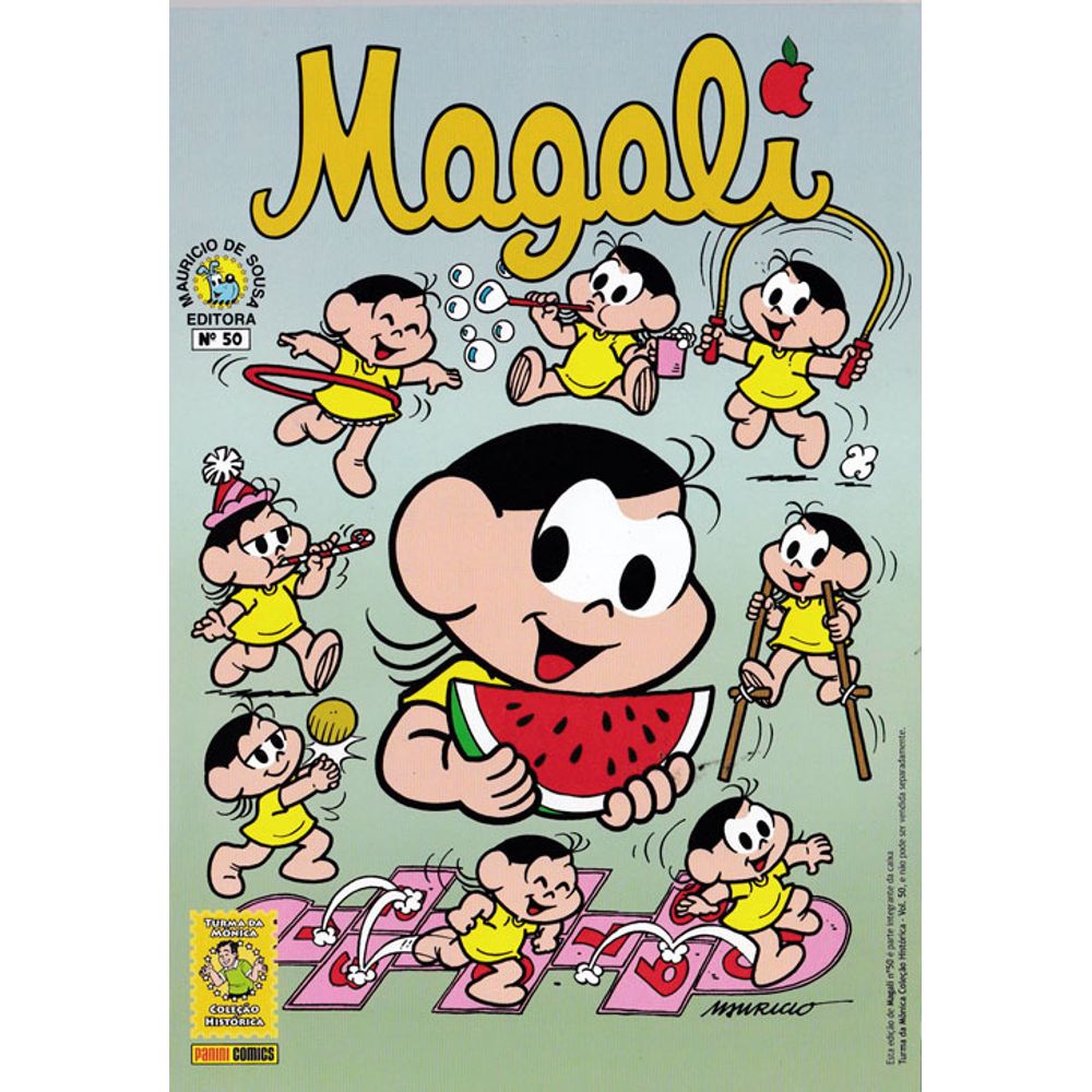 Coleção Histórica Turma Da Mônica Magali 50 Editora Panini Rika Comic Shop Gibis 9723