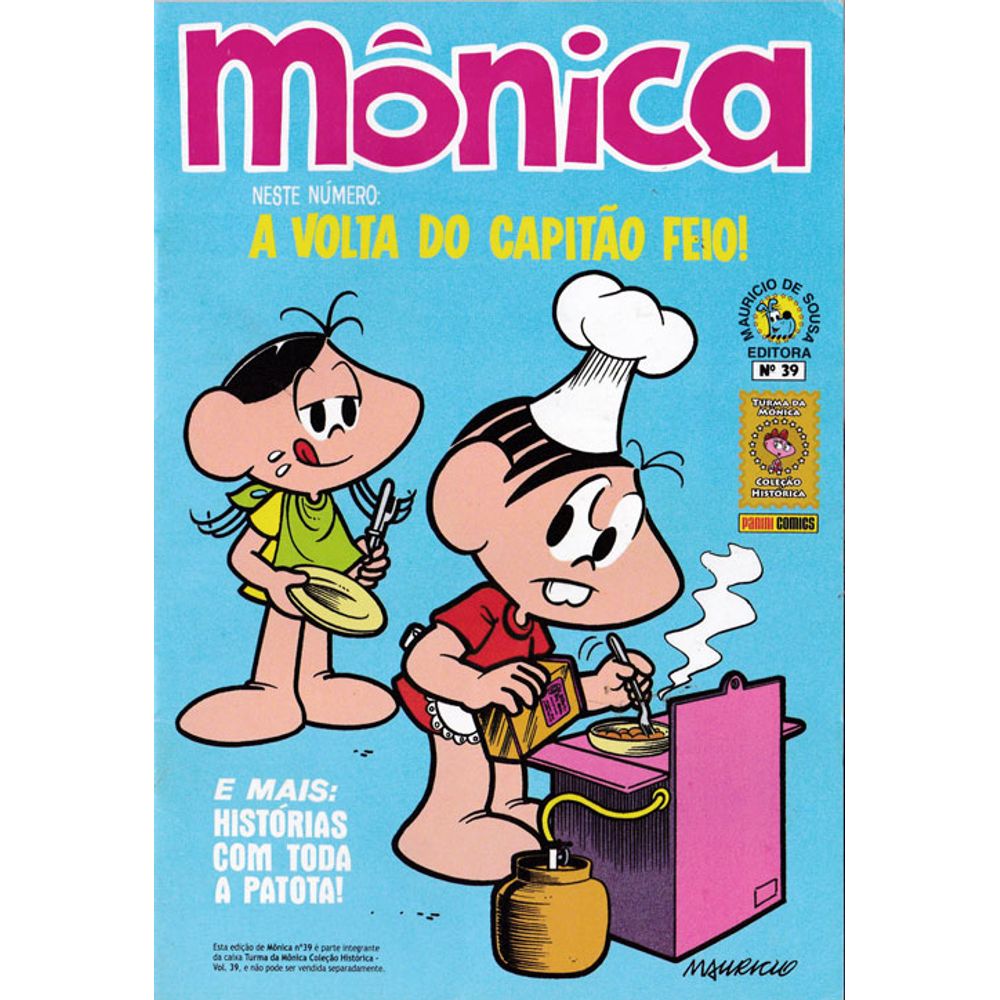 Coleção Histórica Turma Da Mônica Mônica 39 Editora Panini Rika Comic Shop Gibis 3257