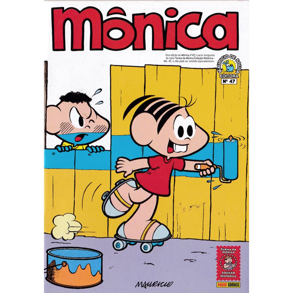 Coleção Histórica Turma Da Mônica Mônica 47 Editora Panini Rika Comic Shop Gibis 6296