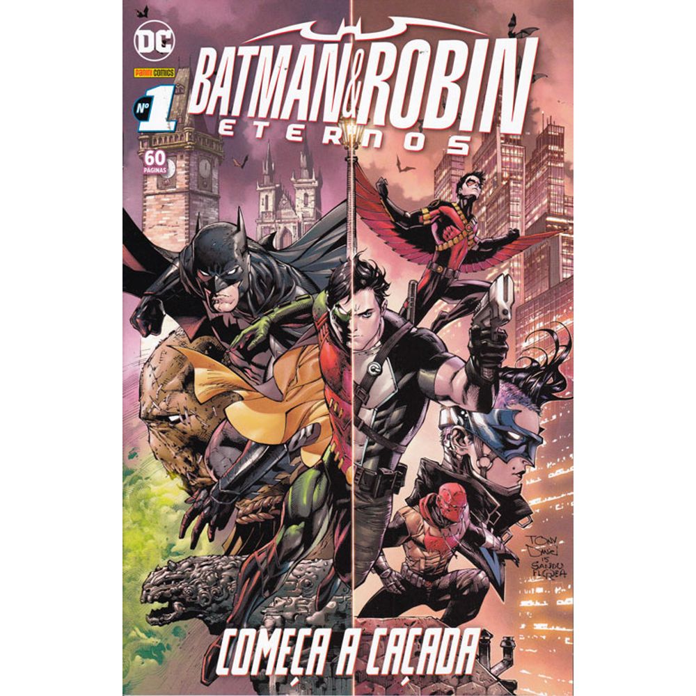 Batman e Robin Eternos 01 Editora Panini Gibis Quadrinhos HQs Mangás - Rika  Comic Shop - Rika