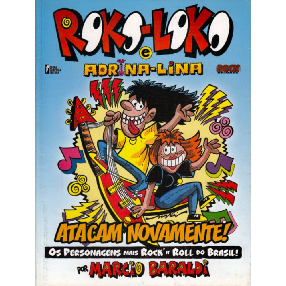 Roko-Loko e Adrina-Lina Atacam Novamente! Editora Opera Graphica ...