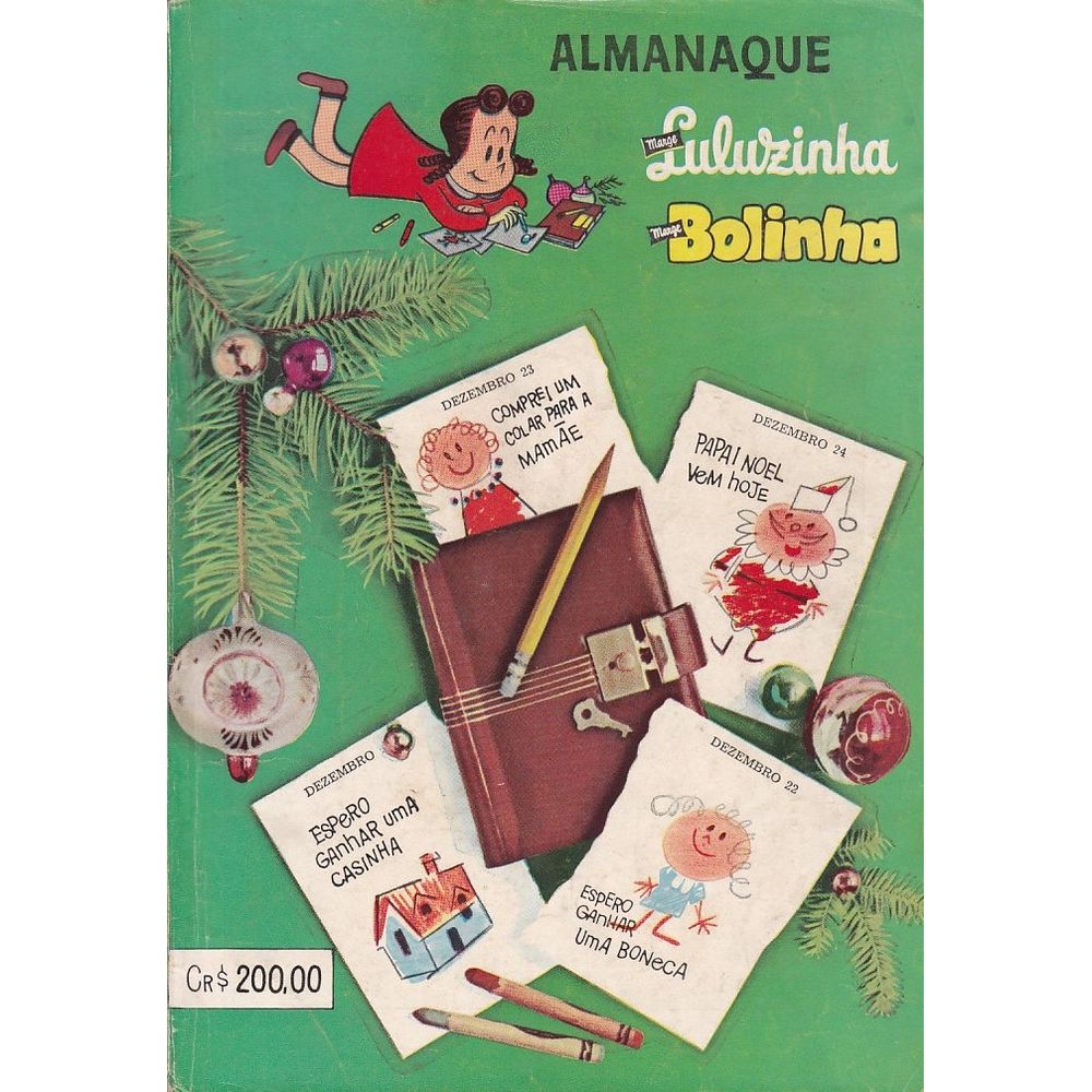 Almanaque Luluzinha E Bolinha 1963 Editora Cruzeiro Gibis Quadrinhos Mangás Rika 