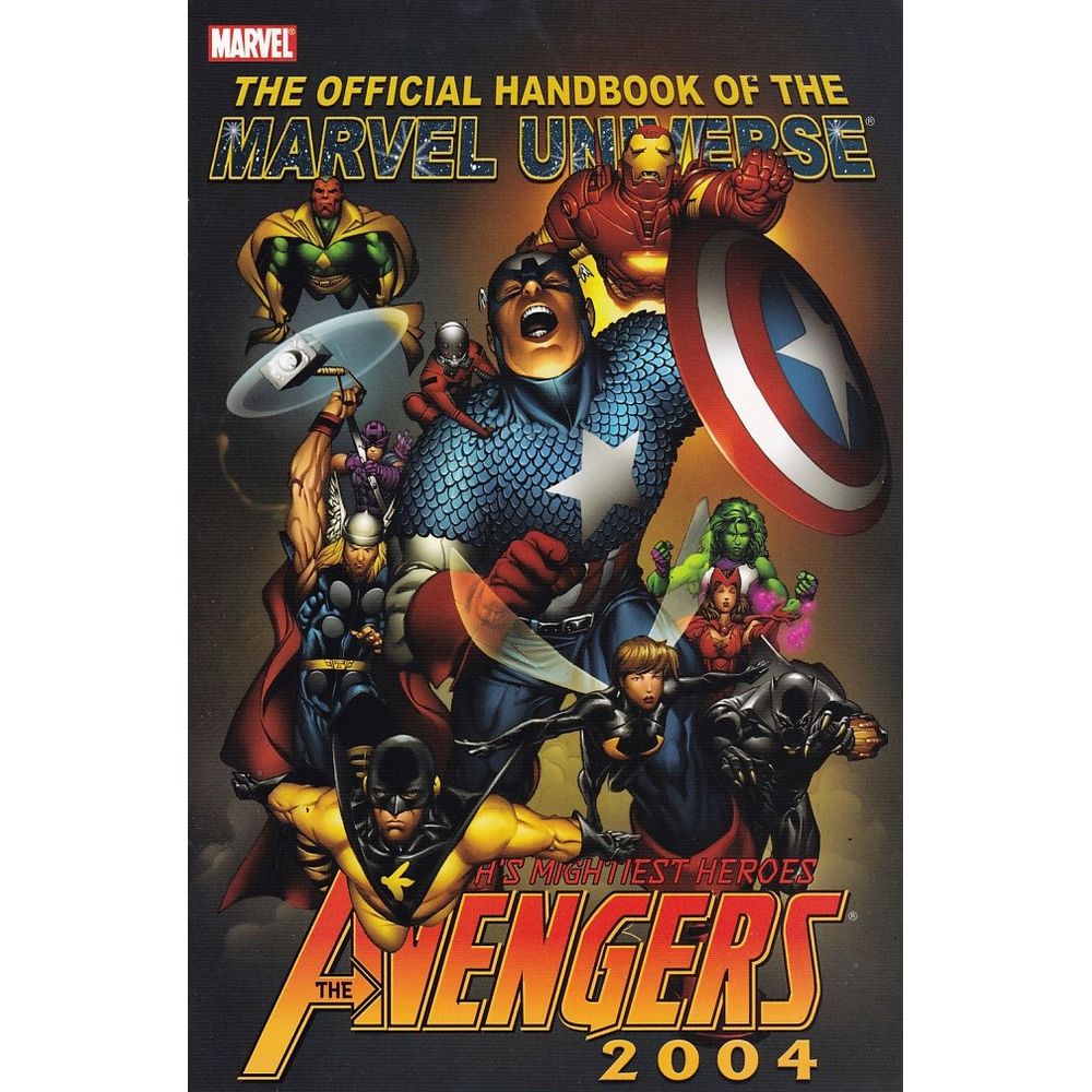Official handbook of the marvel universe avengers 2004 gibis