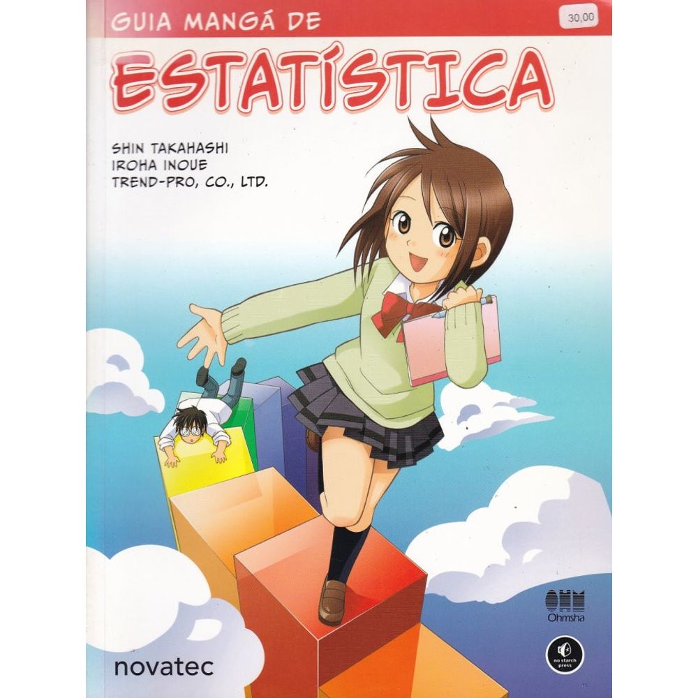 The Manga Guide To Linear Algebra Guia Mangá de Estatística Editora Novatec Gibis Quadrinhos HQs Mangás