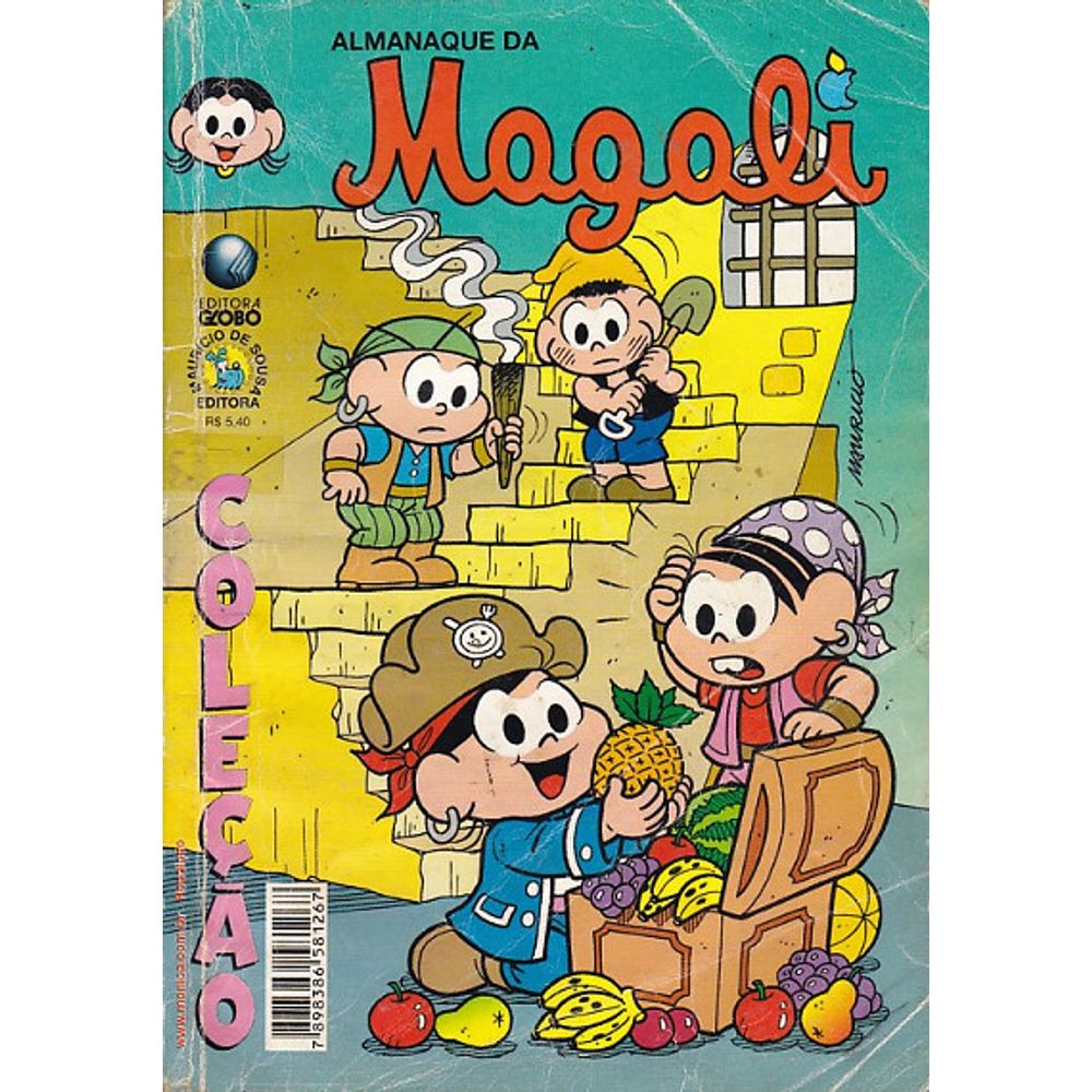 Almanaque Da Magali Coleção Volume 1 Editora Globo Rika Comic Shop Gibis Quadrinhos 1168