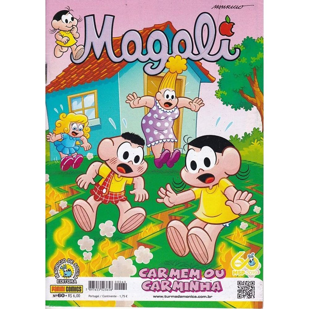 Magali 2ª Série 060 Editora Panini Rika Comic Shop Gibis Quadrinhos Revistas Mangás Rika 2190