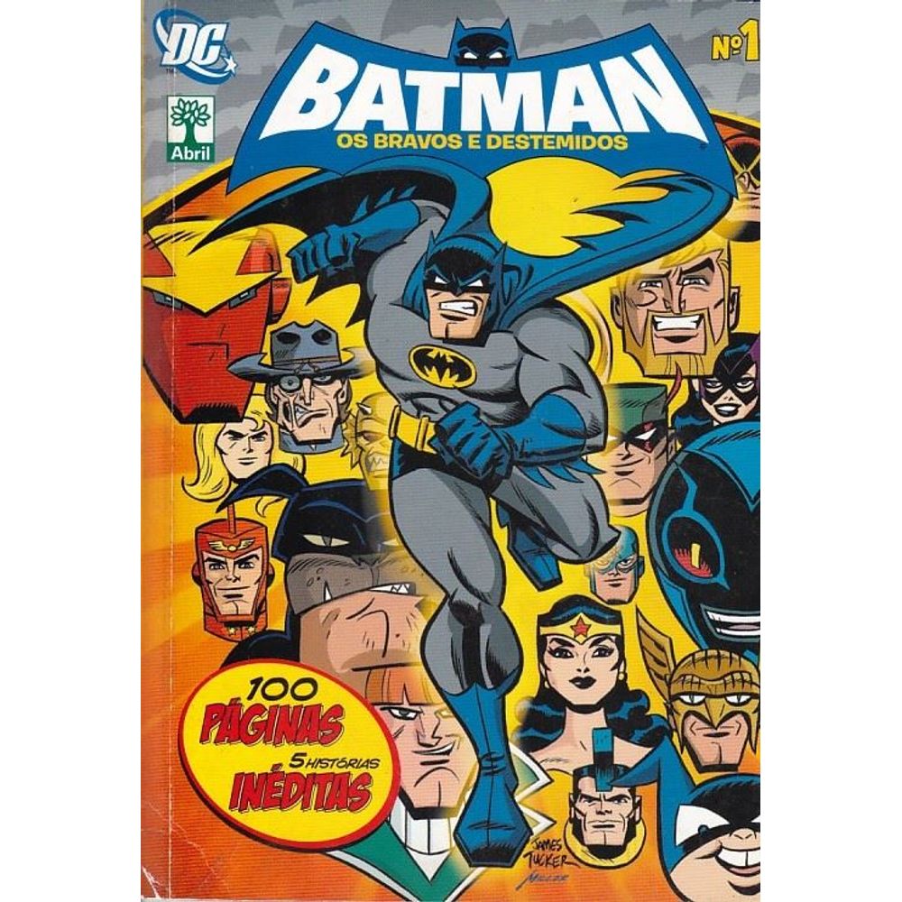 Batman - Os Bravos e Destemidos 1 Editora Abril Gibis Quadrinhos HQs Mangás  - Rika