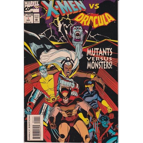 X-Men vs Dracula # 1 - Gibis Mangás Quadrinhos HQs - Rika